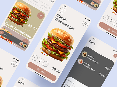 Food Delivery APP UI Design alif app appp burger cart delivery design food home page mordan new style reza ui ui ux design ux website
