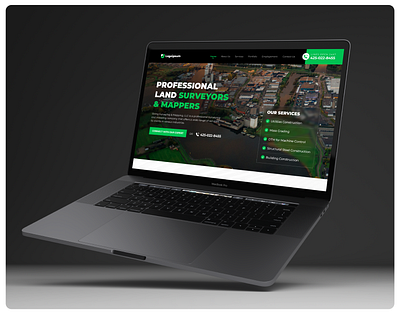 Website Design for Land Surveyors & Mapping Company best ui design creative design design interface design land survey mapping trending ui ui uidesign ux design website concept