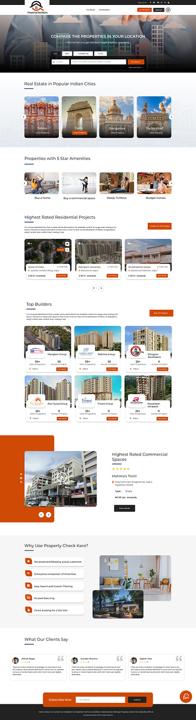 Property Portal Web UI property portal property portal web ui ui website design website ui