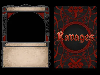 Fantasy and Medieval Theme Card Game Design Commision 2dartist animation boardgame branding cardgame design gameassets graphic design illustration logo ui