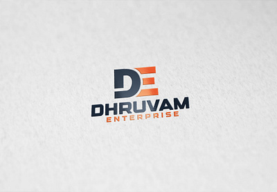 Dhruvam Enterprise branding company de design enterprise graphic design logo