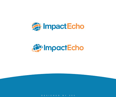 Impact Echo design echo globe graphic design impact logo