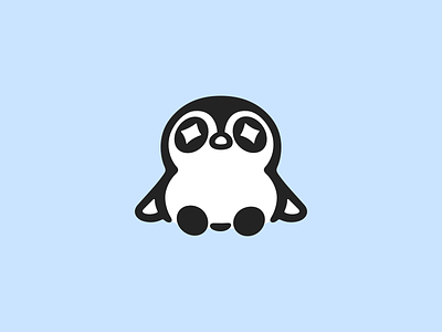 Kawapop animal bird character cute illustration kawaii logo mascot penguin