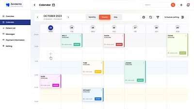 Dashboard Calendar UI dashboard calendar ui dashboard ui ui ui design website design