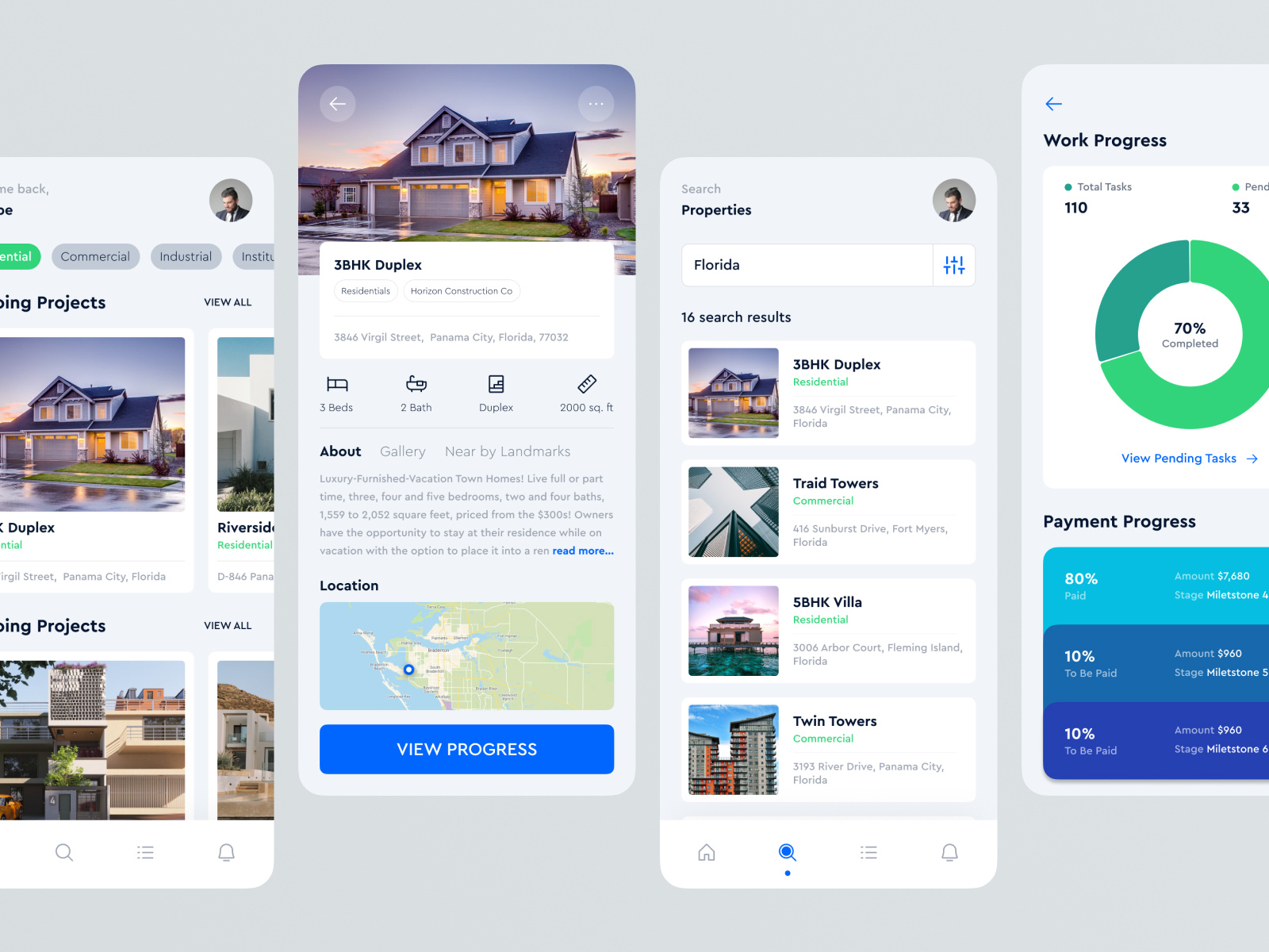 PropertyPro: Your Ultimate Property Management Solution! android apartment app application commerical design home house ios lisitng mobile property property listing management property management real estate website rent residential u ui ux