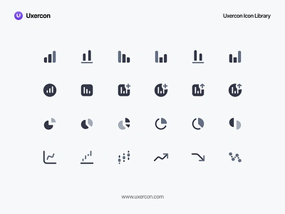 Chart icons chart design figma icon iconset line icon linechart lineicon piechart solid icon ui uiux