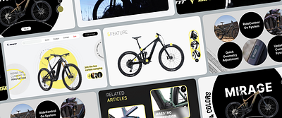 Bicycle Website bicycle bicycle ui design bicycle web ecommerce ui ui design ux web website