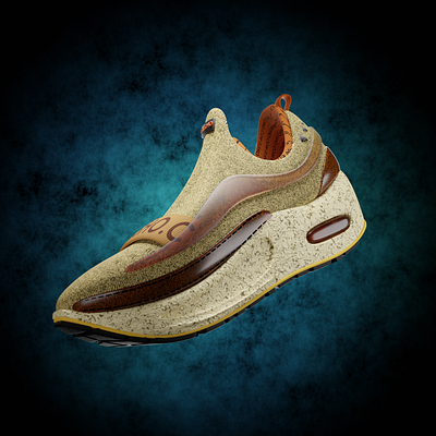 A Sport Shoe made in Blender 3d graphic design