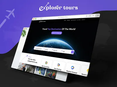 Travel Website Design Concept tours and travel travel company travel company website travel web template travel website travel website company travel website design travel website template travel website ui web design web design services web development web development services web template website design