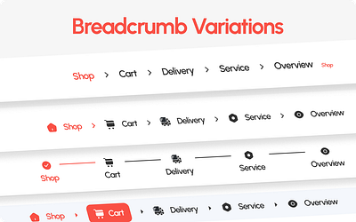 BREADCRUMB - EXPLORATION bar branding bread crumb breadc breadcrumb breadcrumbs dashboard design navbar navigation ui website