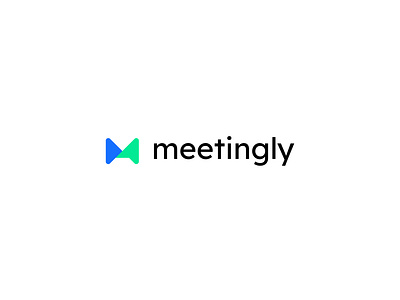 meetingly logo design brand identity branding call creative design logo logo design m letter logo meet meeting meeting logo minimal player vector video