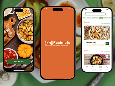 Recimate Case study case study recipe app recipe app case study ui uicase study ux researches ux ui design