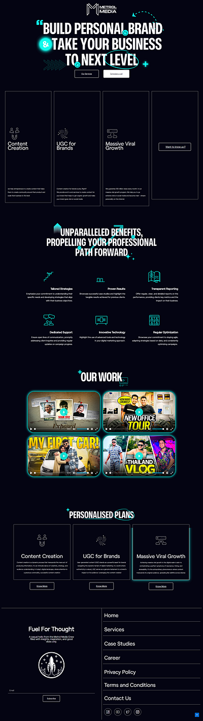 Metrol Media Website creative website website wordpress website