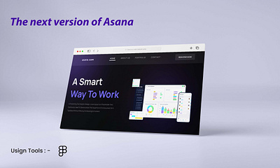 The next version of Asana app design design figma design landin page ui ux web design