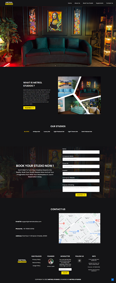 Metrol Studio Website studio website website wordpress website