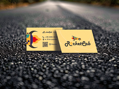 RocketCab - Taxi service branding businesscard illustration illustrator logo logodesign newdesign photoshop printdesign taxi taxidesign ukrainiandesigner vector