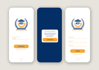 School login interface design graphic design illustration