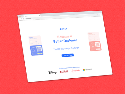 Day 100 - Redesign Daily UI app dailyui design ui ui design ux ux design