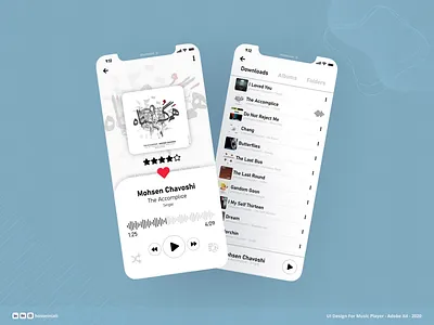 Music Player adobexd ali hosseini ali hosseini ui alihosseini app hosseini ali hosseini ali ui hosseiniali mobile mohsenchavoshi music music player musicplayer play player song soundcloud ui uiux ux