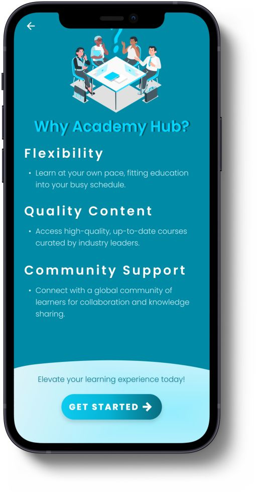 Example of E  Learning Mobile App UI Design