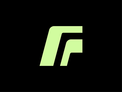 Fivecode Logo Design Option 1 branding code f letter five flow green iconic letter logo logo mark simple wordpress