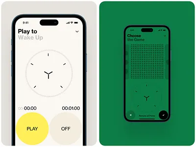 Alarm Game dashboard design homepage illustration interface ios iphone mobile news