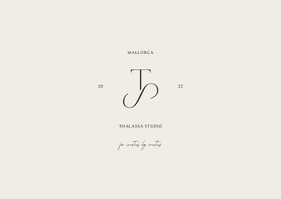 Logo Design - Thalassa branding graphic design logo monogram