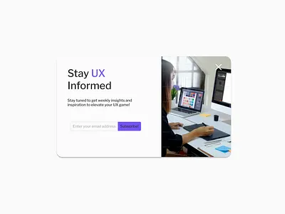 Daily UI Challenge 026: Subscribe 026 dailyui subscribe ui ux