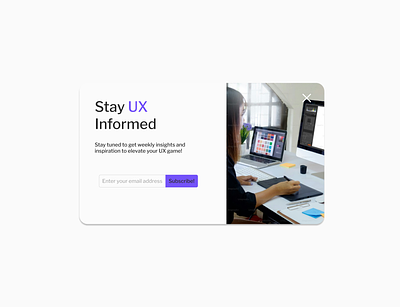 Daily UI Challenge 026: Subscribe 026 dailyui subscribe ui ux