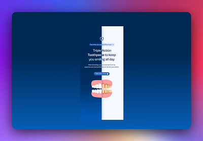 Dental solution mobile UI concept figma illustration mobile ui uxui