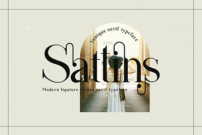 Sattins Ligature Serif Typeface calligraphy calligraphy font classic display letter letters ligatures luxury modern sattins ligature serif typeface serif style design trendy typography design