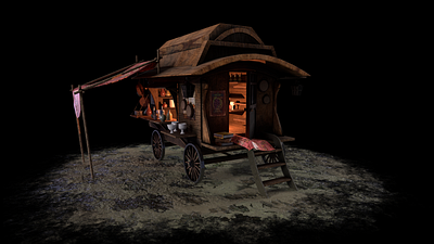Old Wine Shop 3d 3d artist animation blender design lighting marmoset maya modeling rendering texturing wine shop