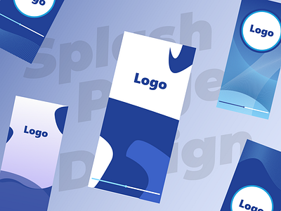 Splash Page Designs app branding design graphic design illustration logo typography ui ux vector