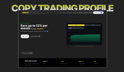 Copy Trading Profile - UI Design