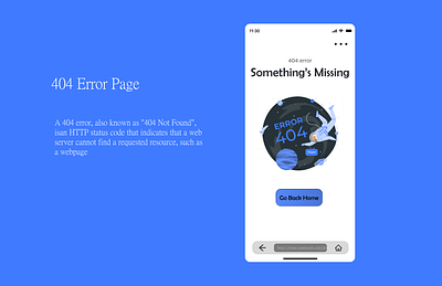 404 error page design ui