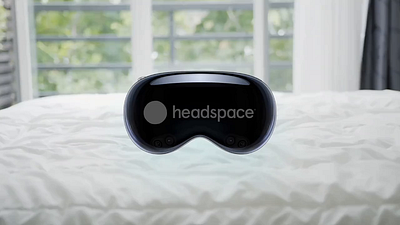 Instant Serenity: Unwind with Headspace & Apple Vision Pro ✨ apple ar concept design headspace motion graphics pro serenity vision vr
