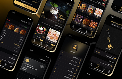 Elmayar - Arabic Cafe Mobile App UI graphic design ui