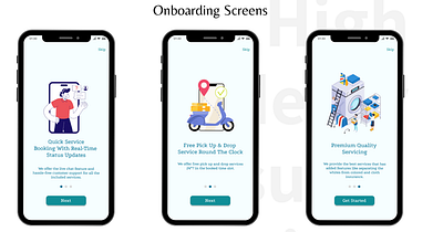 CleanBasket Mobile app UI