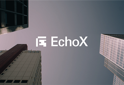 EchoX - logo and brand identity brand identity branding graphic design it company logo logo designer safety smart home technology visual identity