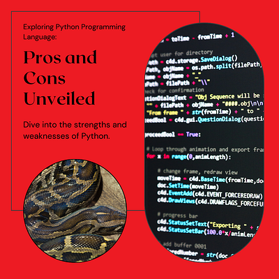 Pros and Cons of Python Programming Language blockchain custom software development design mobile app development shopify development uiux design