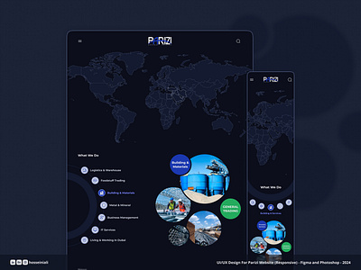 Parizi Website (Responsive) ali hosseini ali hosseini ui alihosseini contact us core value figma homepage hosseini ali hosseini ali ui hosseiniali map news newscard responsive ui uiux ux website world map