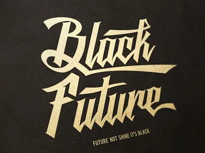 Black Future Typeface art logotype black black future typeface calligraphy dark display download now fashion grumpy lettering opentype opentype alternates poster script sharp street