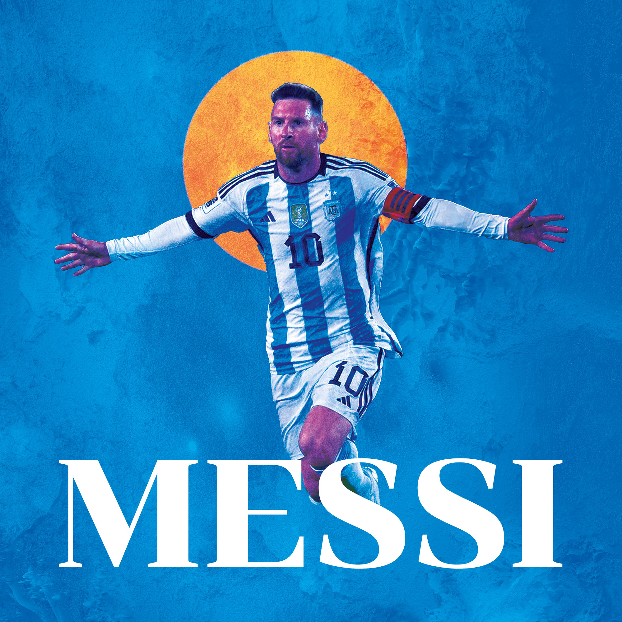 GOAT: Lionel Messi argentina art barcelona design football football player graphic design illustration inter miami lionel messi messi psg soccer