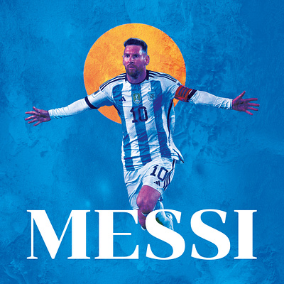 GOAT: Lionel Messi argentina art barcelona design football football player graphic design illustration inter miami lionel messi messi psg soccer