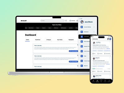 Ink Bloom: Writing Platform