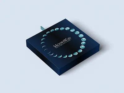 MoonWay Identity box box branding graphic design identity logo logotype moon vector way