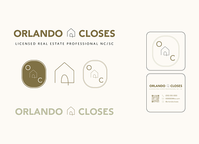 Orlando Closes Real Estate branding design graphic design illustration logo typography vector