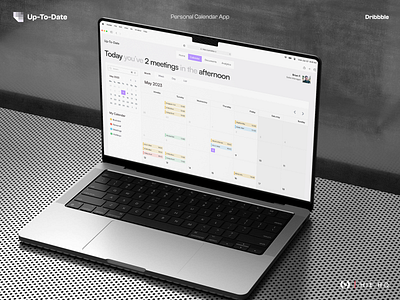 Personal Calendar App calendar dashboard discover inspiration interface design minimal design new and noteworthy popular product design tracker app ui ux web app white theme