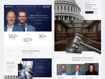 Webdesign for Law Firm blue branding darkblue design grey law lawfirm lawyer modern serious ui uiux ux webdesign