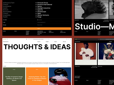 Studio Machina - Framer Template art branding design layout layoutdesign minimal ui web webdesign